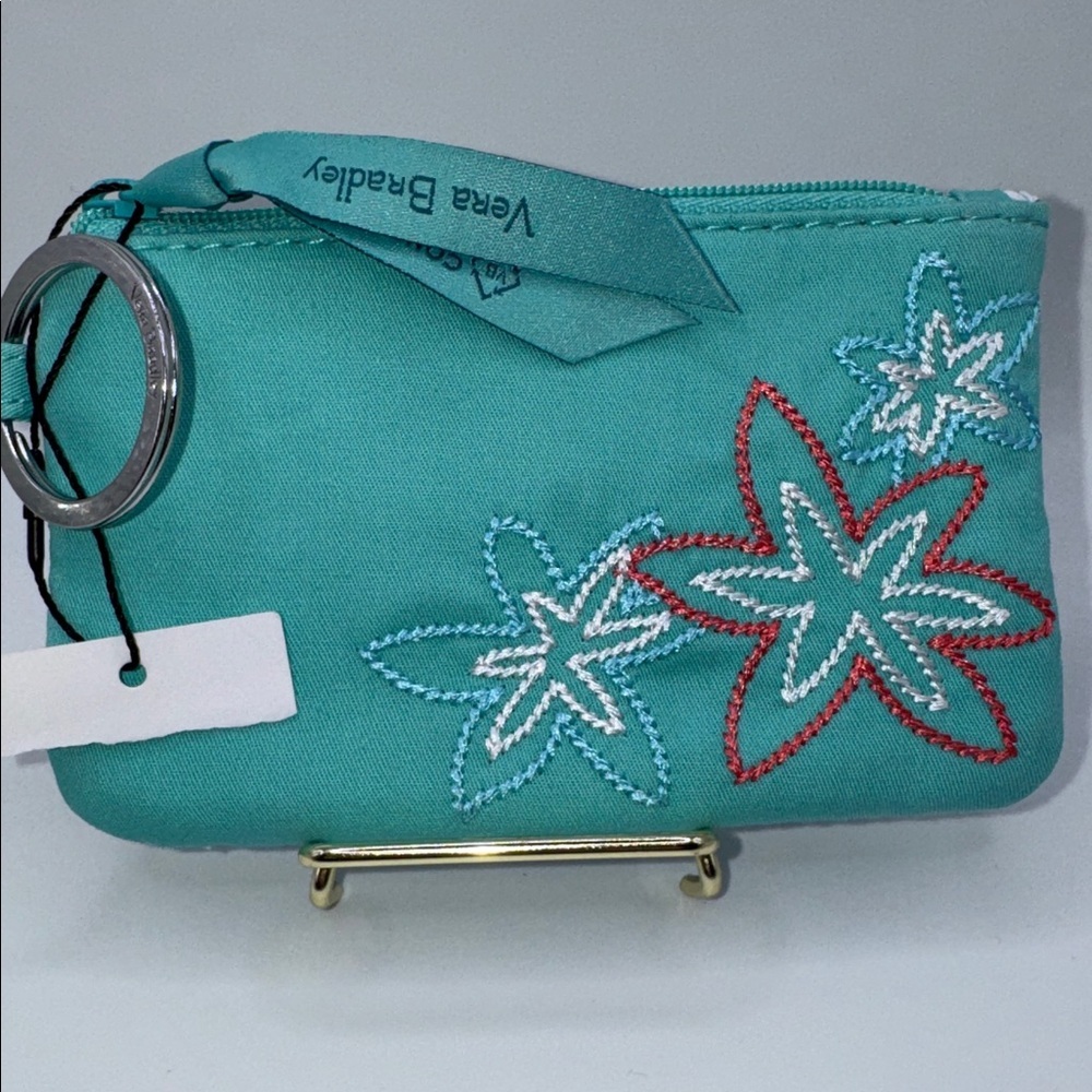 Vera Bradley Zip ID Case Rain Forest Canopy